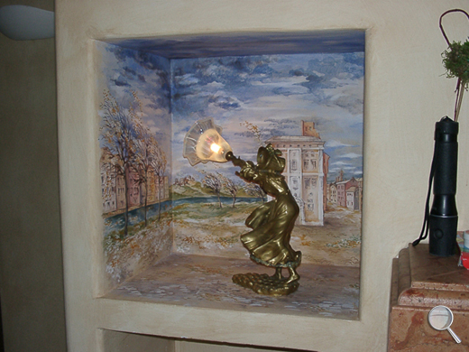 wandmalerei trompe l'oeil