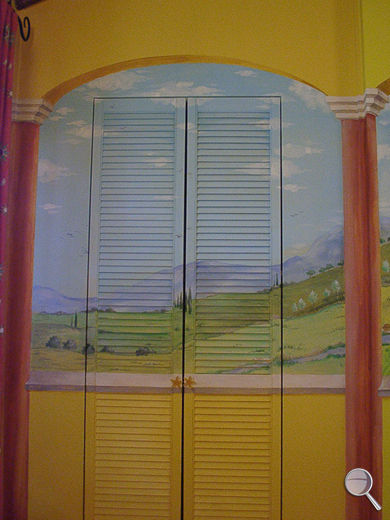 wandmalerei trompe l'oeil